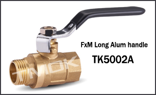 Клапан рычага 1 дюйма TMOK регулирует мужское продетое нитку CW617n выковал латунный шариковый клапан для системы водообеспечения WOG600