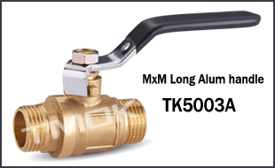 Клапан рычага 1 дюйма TMOK регулирует мужское продетое нитку CW617n выковал латунный шариковый клапан для системы водообеспечения WOG600