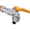 Клапан Бибкок ОЭМ поддержки водопроводного крана латунный с краном сада желтой железной ручки тяжелым