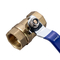 1&quot; латунный шариковый клапан с резьбой BSP с ручным управлением латунной ручки цвета Bule 25 мм латунный